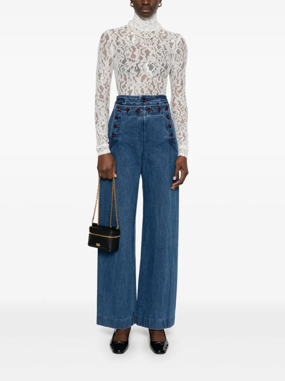 Valentino Garavani lace bodysuit | T-Shirts & Jersey Shirts | Image 2