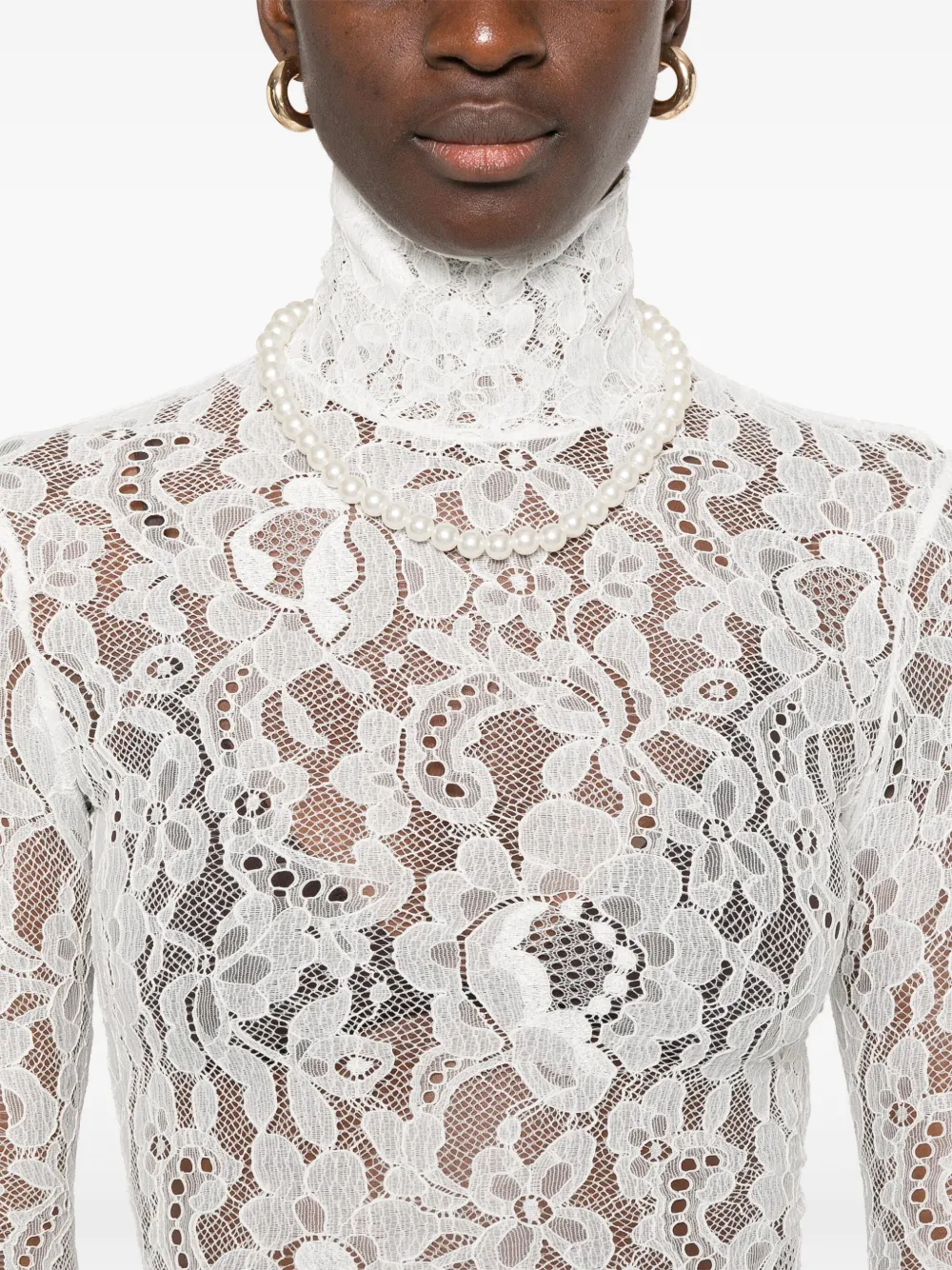 Valentino Garavani Kanten body Wit