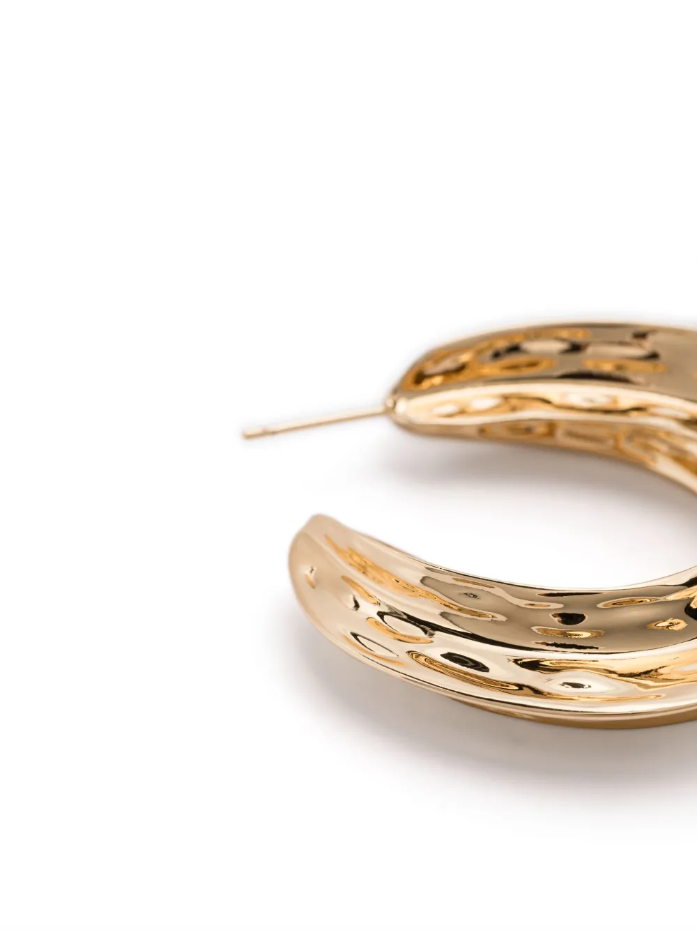 SELF-PORTRAIT SCULPTED HOOP EARRINGS