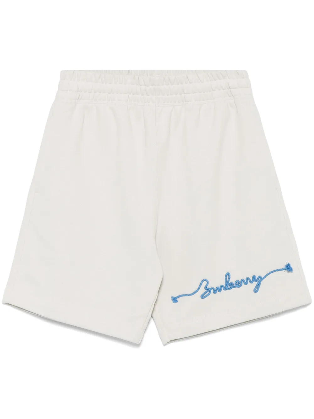 Burberry Trainingsshorts met geborduurd logo Beige