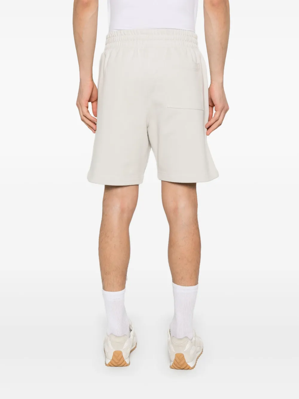 Burberry Trainingsshorts met geborduurd logo Beige