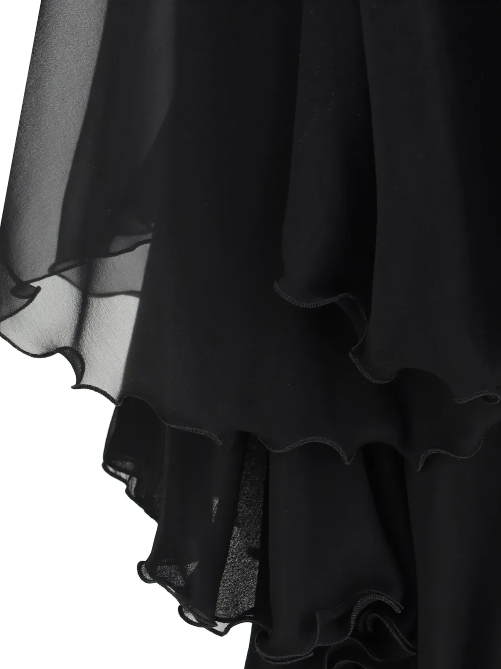 Saint Laurent Zijden playsuit Zwart