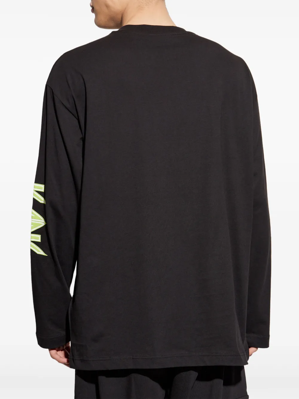 Versace Jeans Couture T-shirt met tijgerprint Zwart