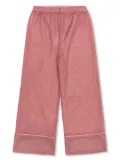 Oseree Kids lurex-detail trousers - Pink