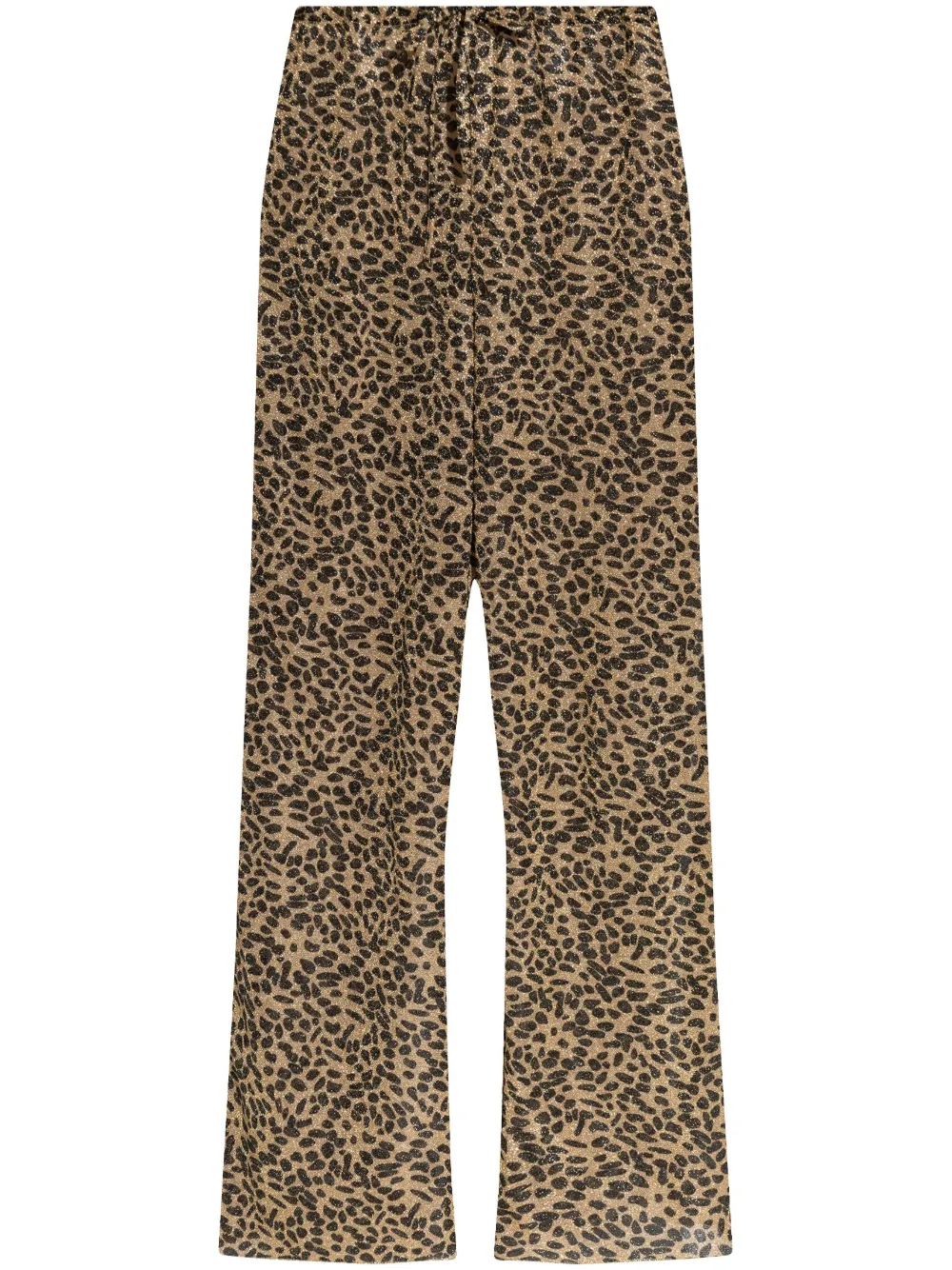 Oséree Broek met lurex detail Bruin