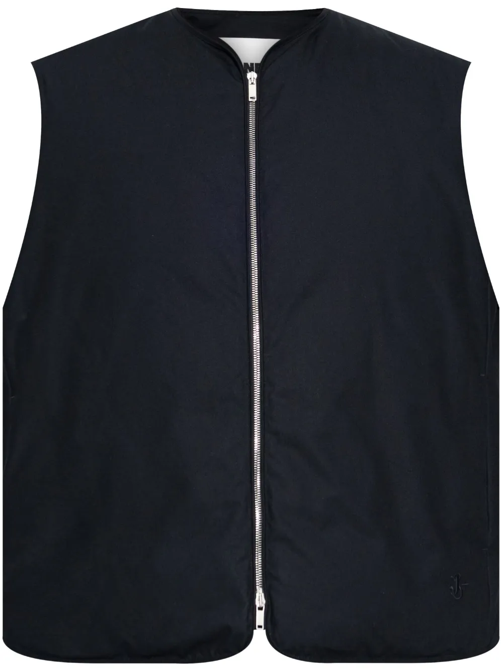 JIL SANDER+ chaleco con cierre | azul | Image 1