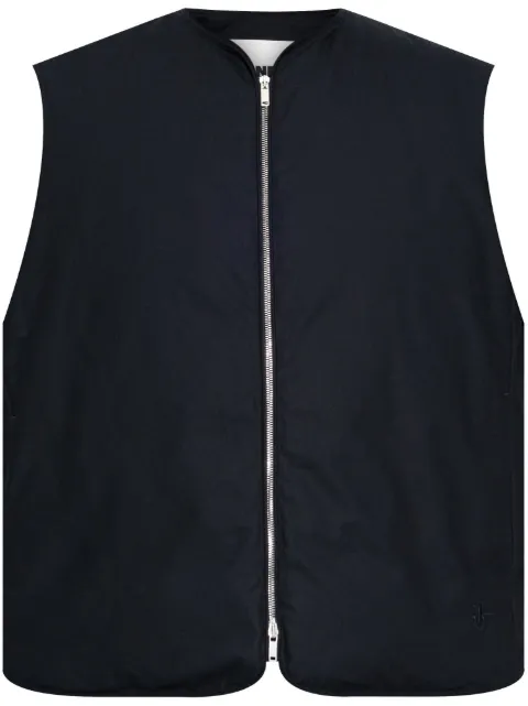 JIL SANDER+ zip-up gilet 
