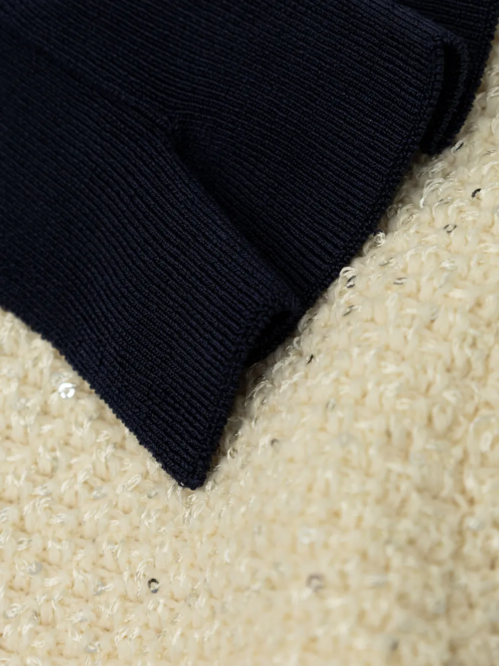 Self-Portrait Kids Tweed jack Beige