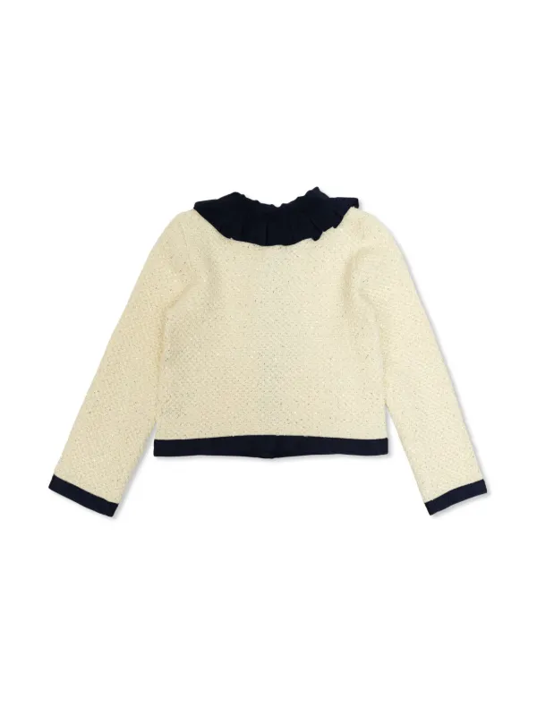 Self-Portrait Kids ツイード ジャケット | ニュートラル | FARFETCH JP