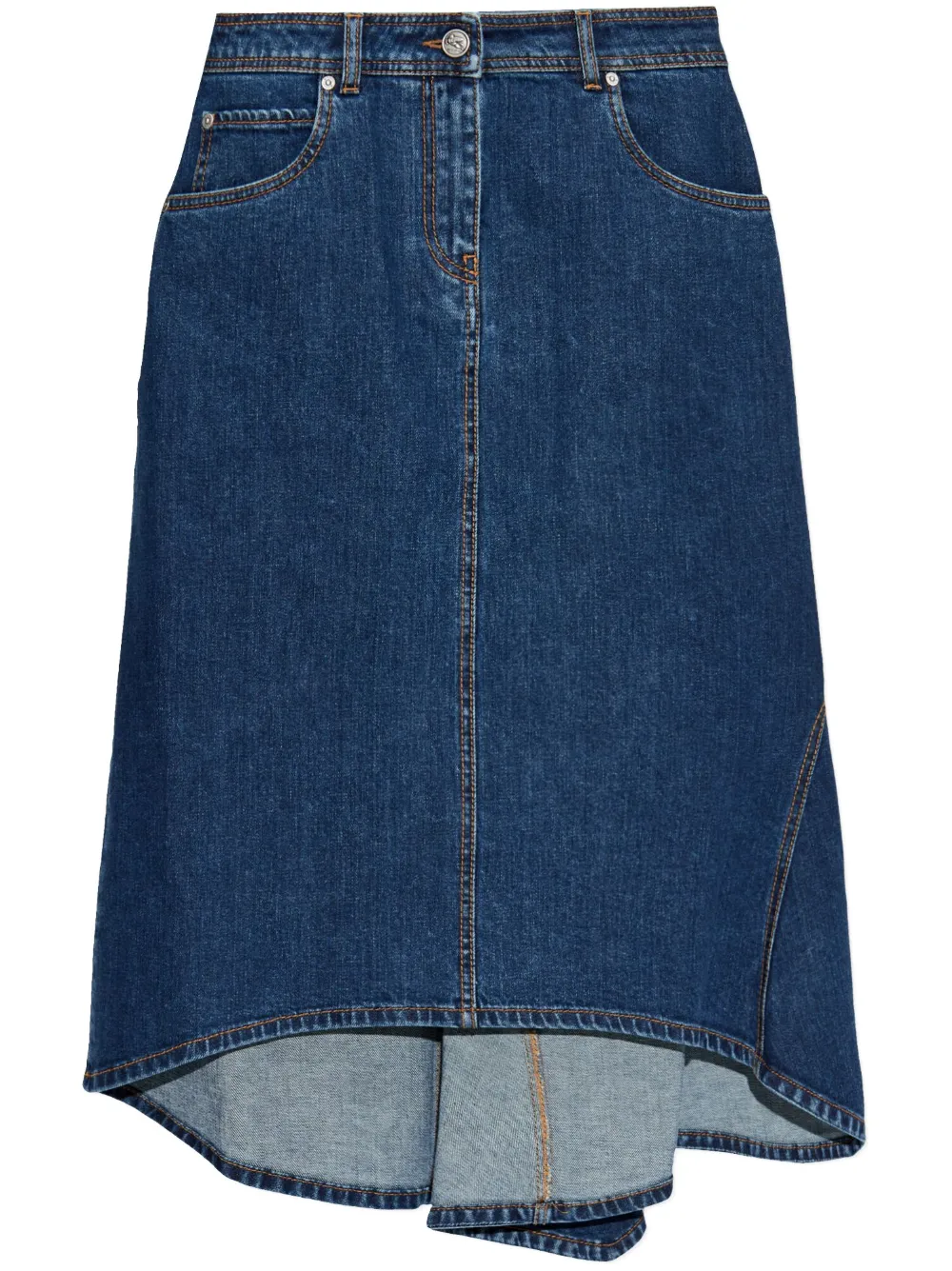 ETRO Midi-spijkerrok Blauw