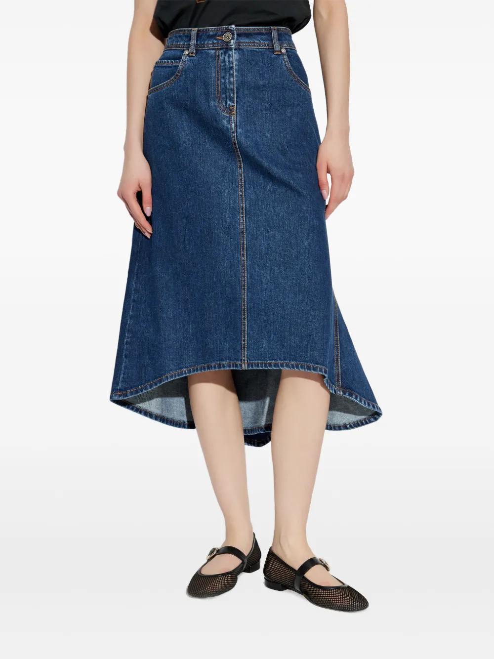 ETRO Midi-spijkerrok Blauw
