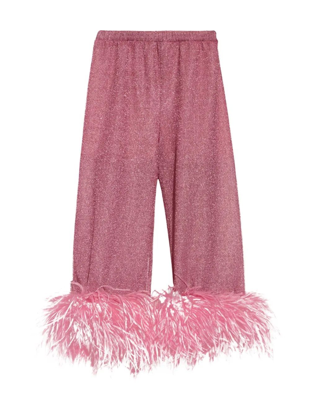 Image 2 of Oseree Kids feather-trim trousers
