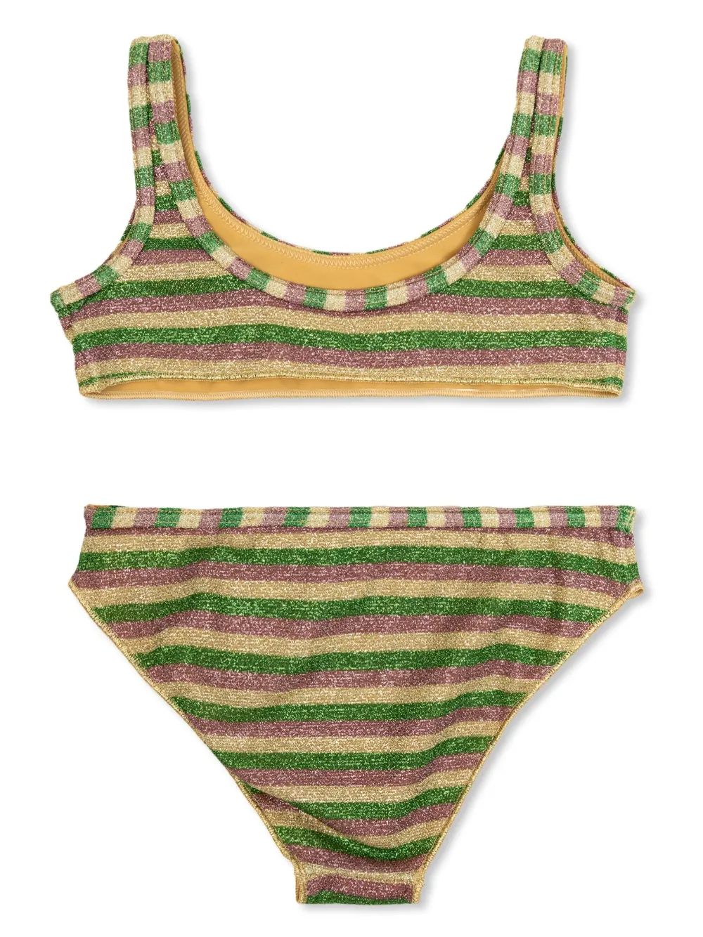 OSEREE STRIPED BIKINI SET
