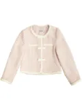 Self-Portrait Kids tweed jacket - Pink