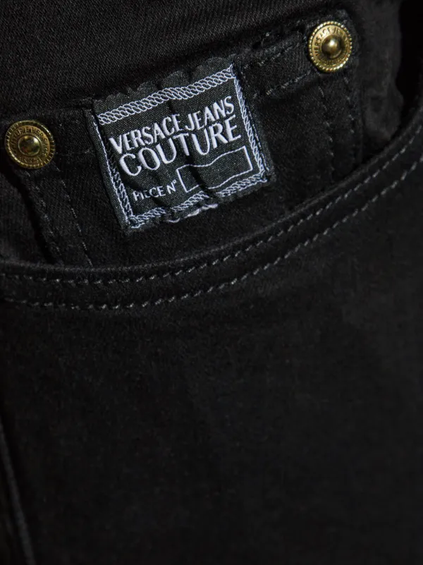 Versace Jeans Couture straight-leg Jeans | Black | FARFETCH