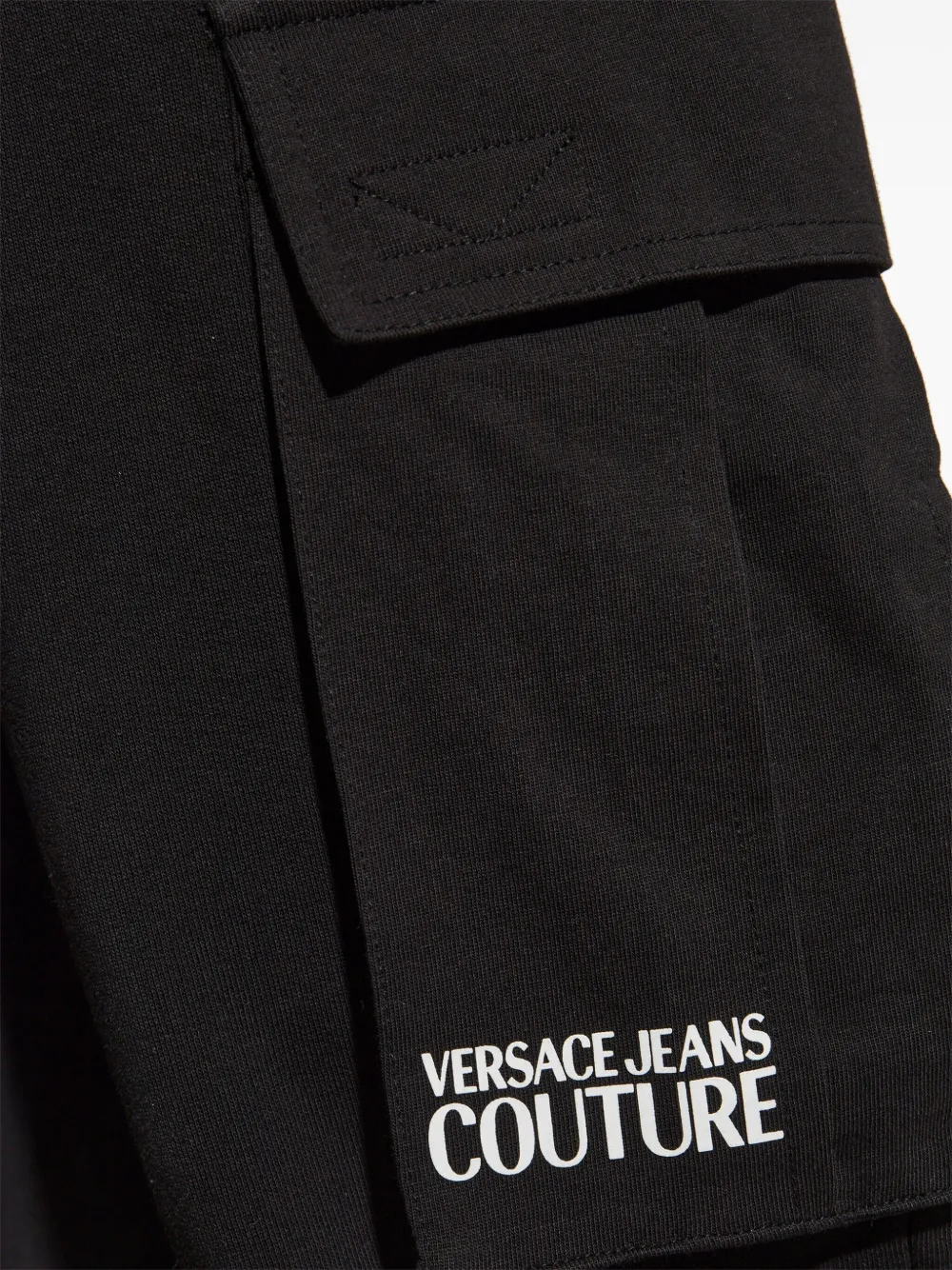 VERSACE JEANS COUTURE COTTON TRACK PANTS