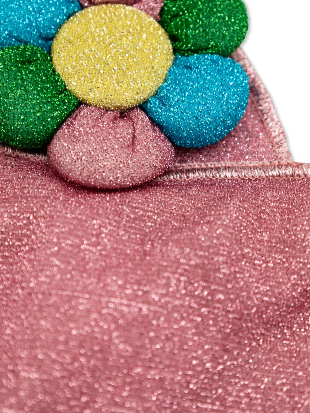 Oseree Kids Jurk met bloemenpatch Roze