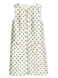 Self-Portrait Kids polka dot-print dress - Neutrals