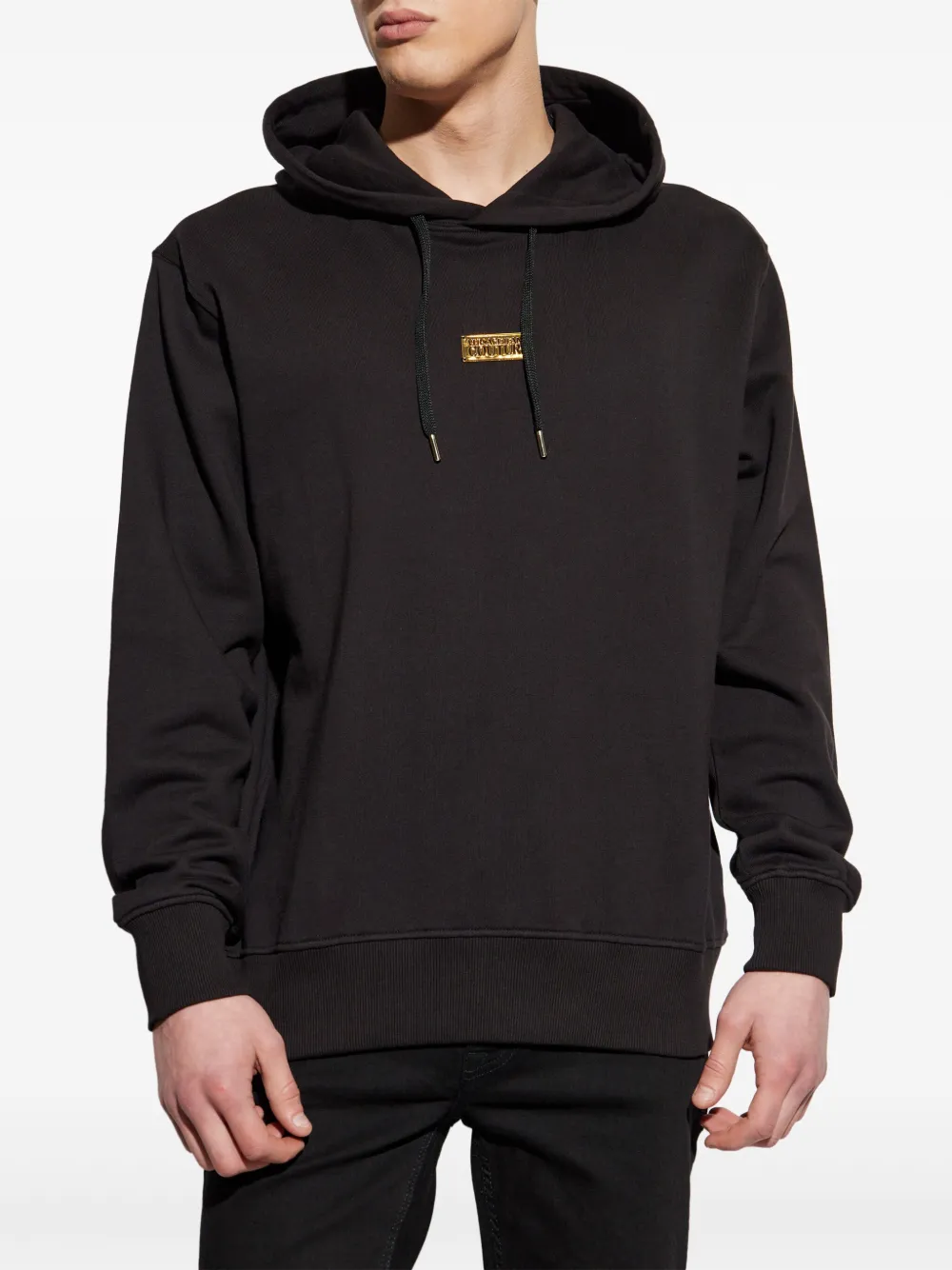 VERSACE JEANS COUTURE COTTON HOODIE