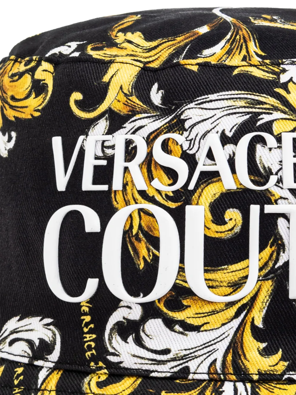 Versace Jeans Couture Vissershoed met barok-print Zwart