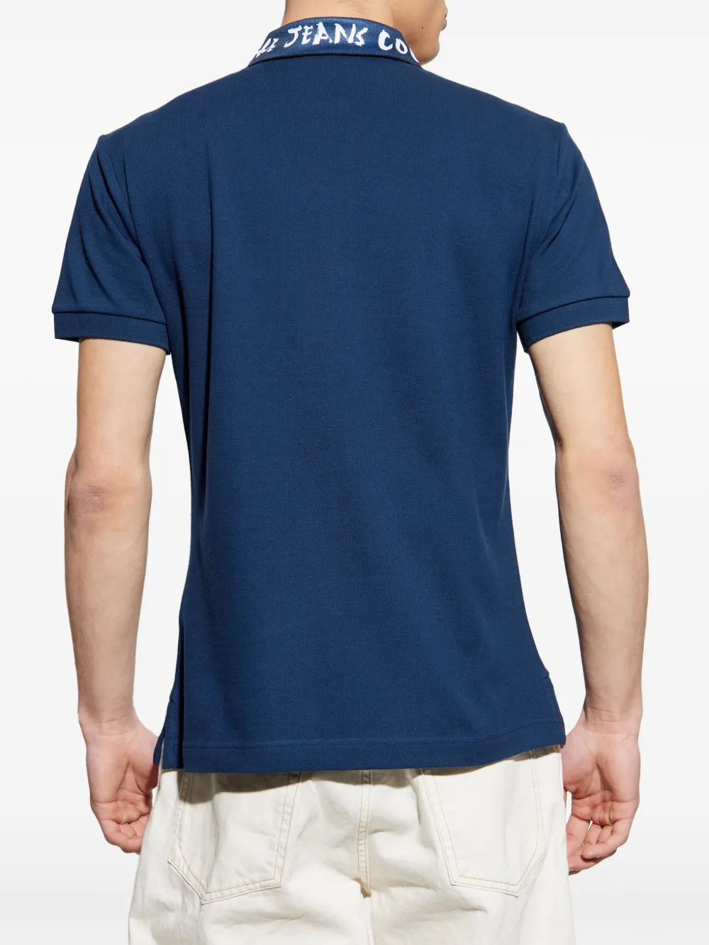Versace Jeans Couture Katoenen poloshirt Blauw