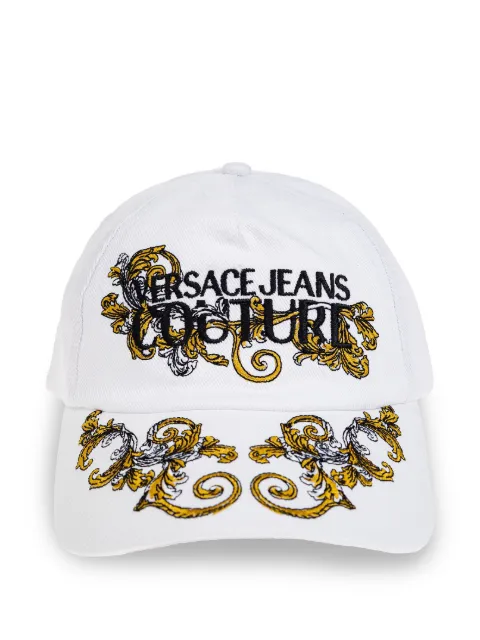 Versace Jeans Couture Baseballkappe mit Barocco-Stickerei