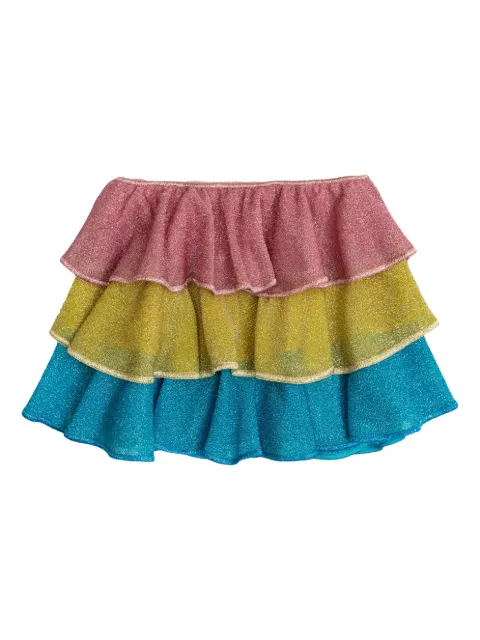 Oseree Kids lurex-detail skirt