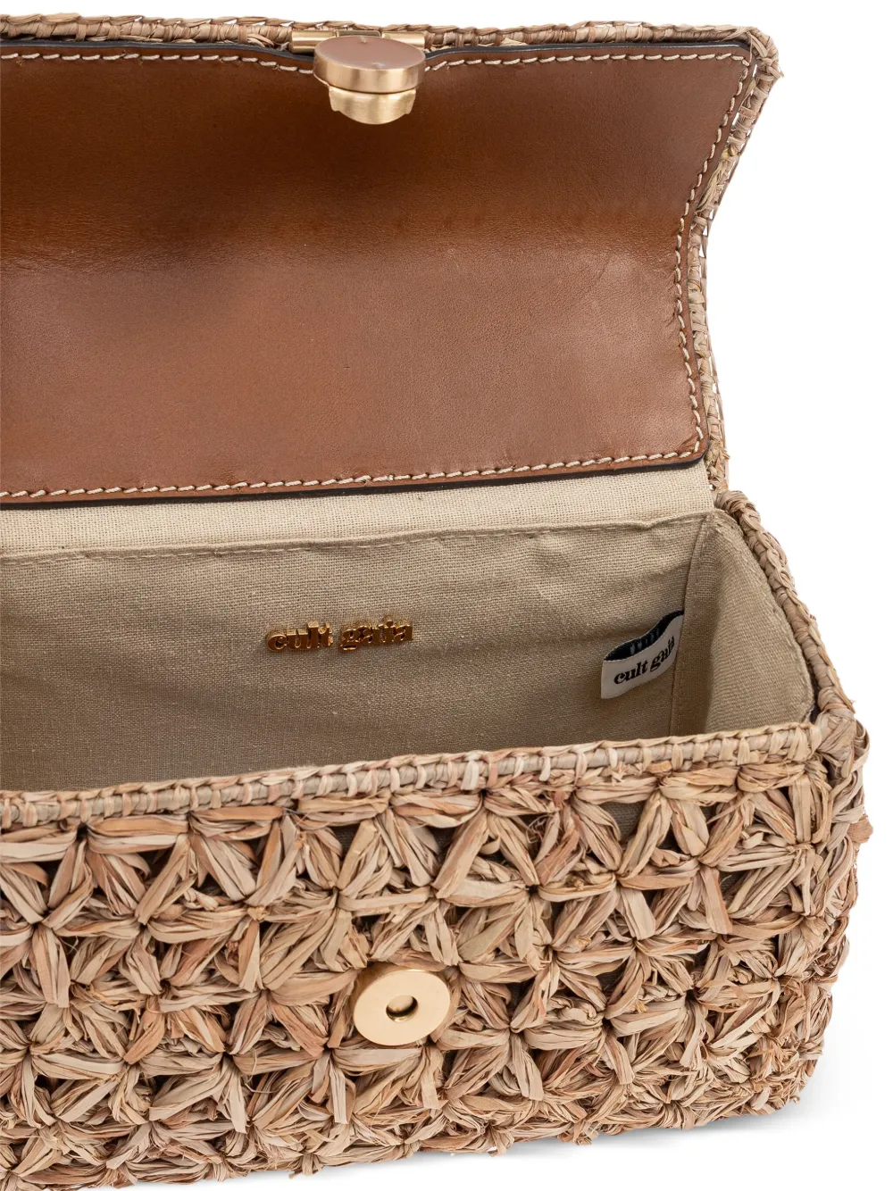 Cult Gaia Raffia shopper Beige