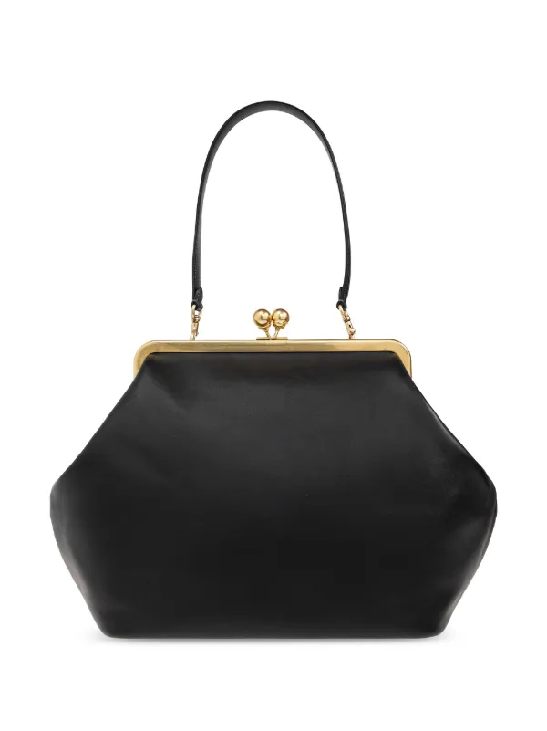 COACH キスロック パース ブラック Coach Clutch Kisslock Frame Grande | Preto | FARFETCH BR