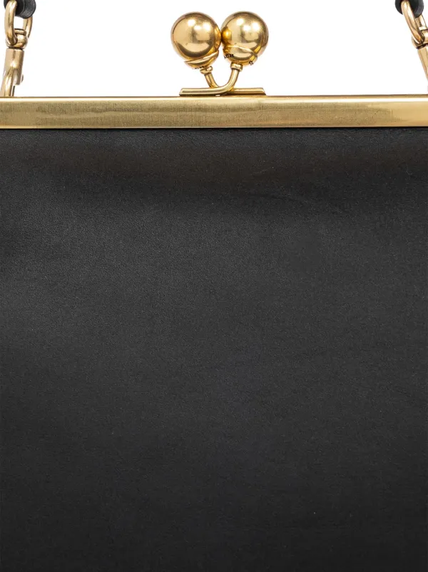 Coach Clutch Kisslock Frame Grande | Preto | FARFETCH BR