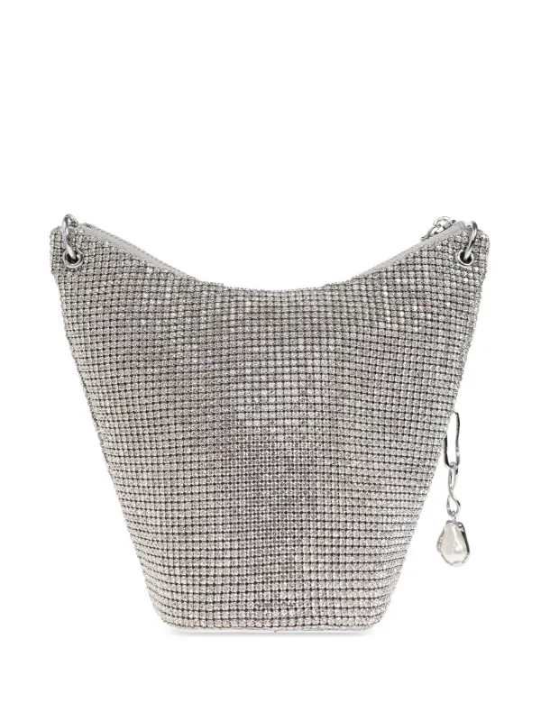 美品！cult gaia クリアバック $356 Cult Gaia Women's Clear Acrylic Pink Leather Handbag