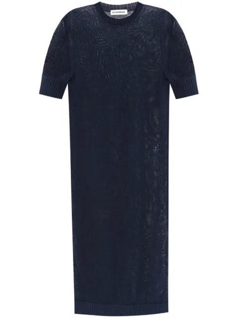 JIL SANDER+ knitted midi dress