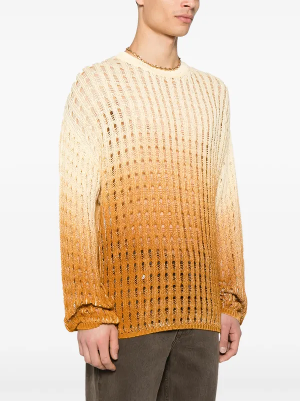 M*a様 CMMN SWDN ニット CMMN SWDN ニット セーター オレンジ ストライプ