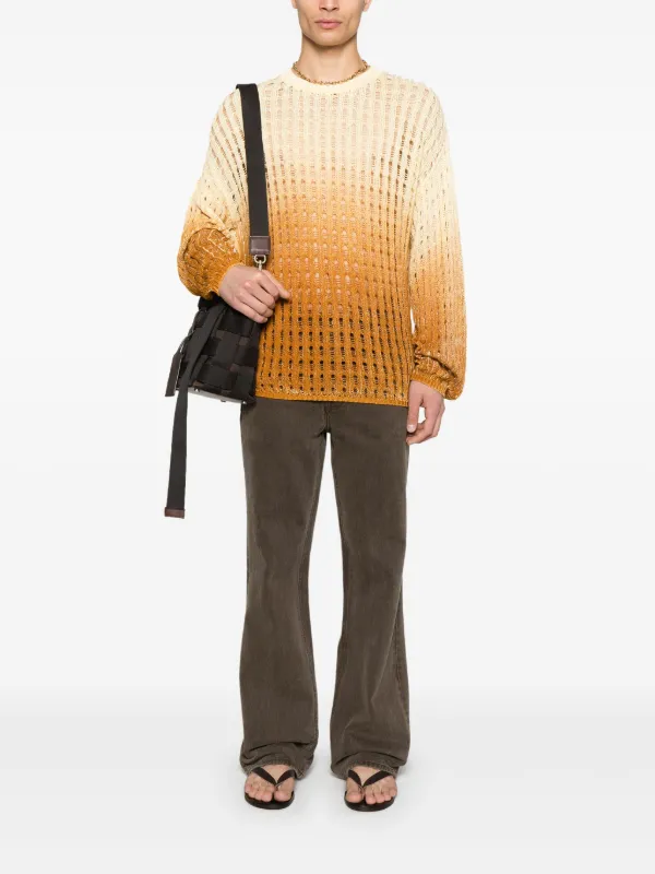 M*a様 CMMN SWDN ニット CMMN SWDN ニット セーター オレンジ ストライプ