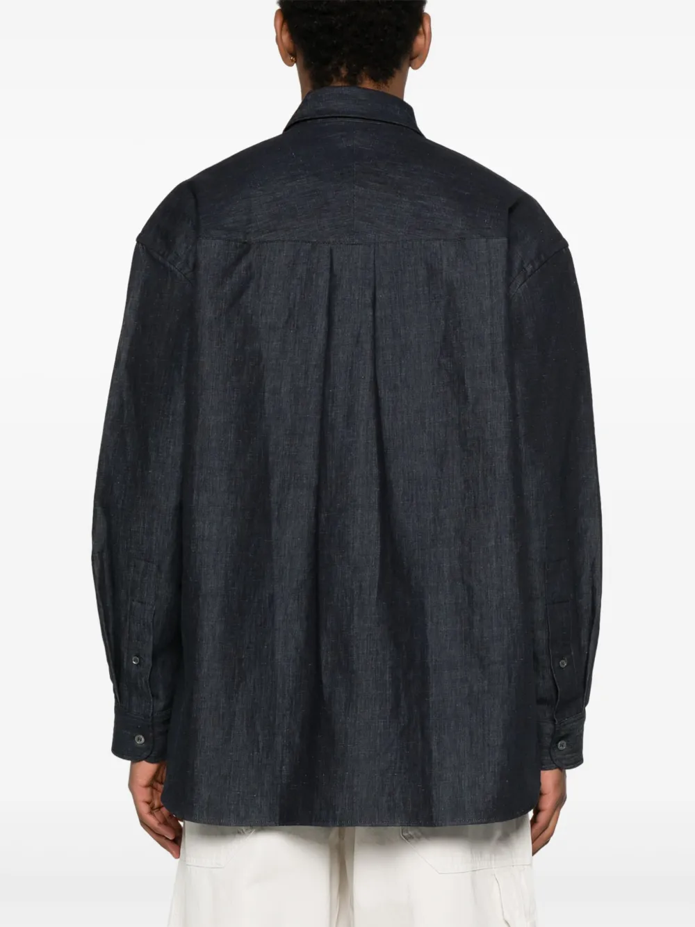 Studio Nicholson Oli overhemd Blauw