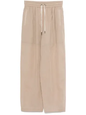 Brunello Cucinelli モニーレ パンツ | ニュートラル | FARFETCH JP