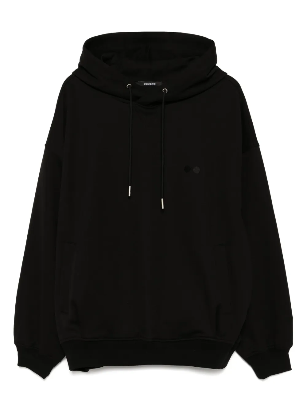 SONGZIO poetry-embroidered hoodie | Black | Image 1
