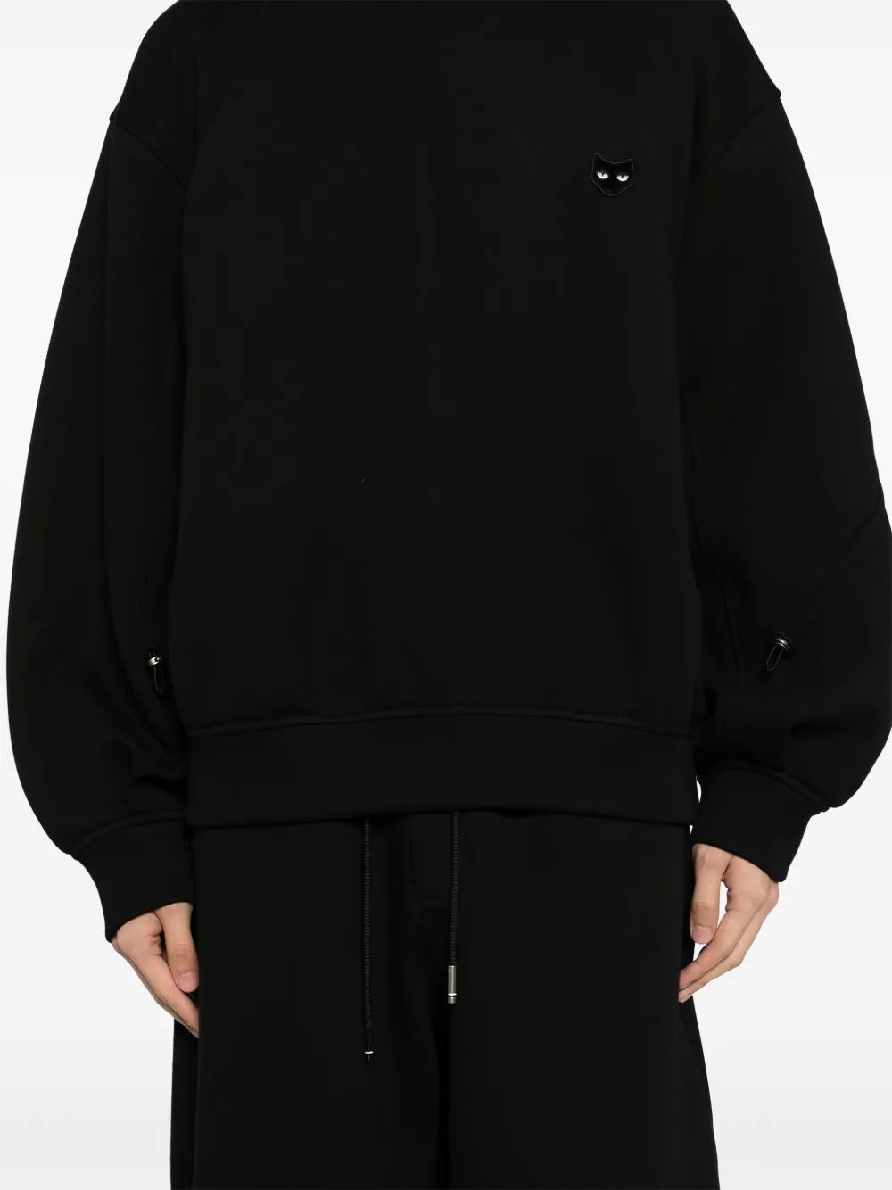ZZERO BY SONGZIO Deviant sweater Zwart