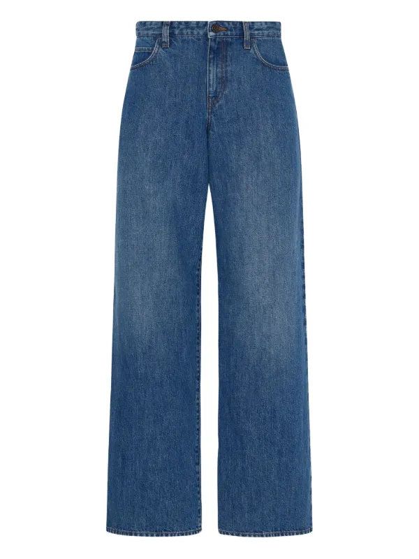 【THE ROW】Eglitta ジーンズ Eglitta Jean Blue in Cotton – The Row