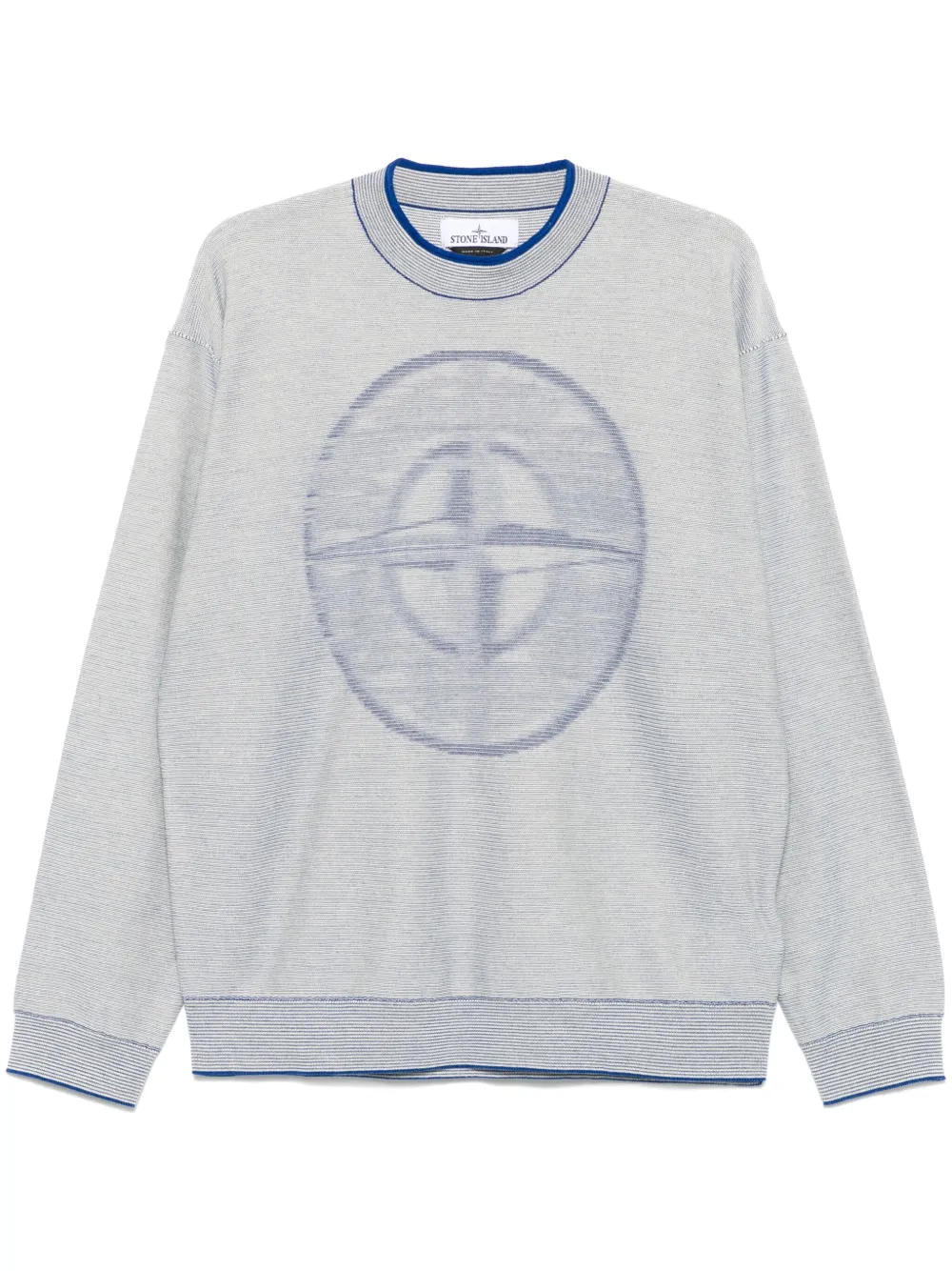 Compass-motif sweater