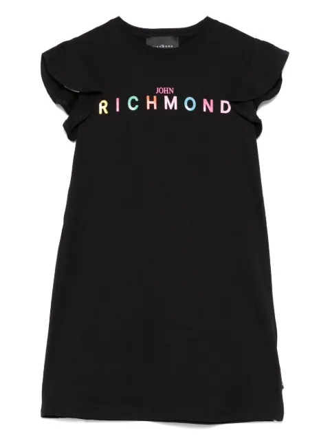 John Richmond Junior rubberised-logo dress