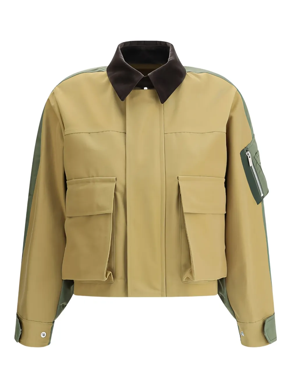 sacai chamarra bomber con cierre | neutro | Image 1