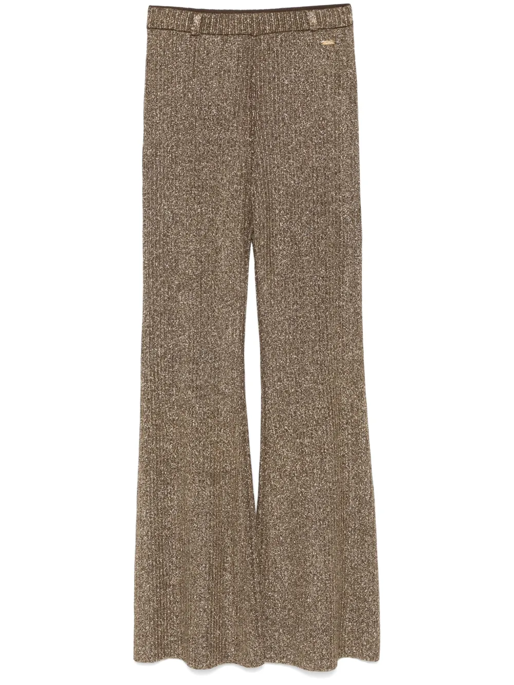 TOM FORD metallic-threading trousers | Gold | Image 1