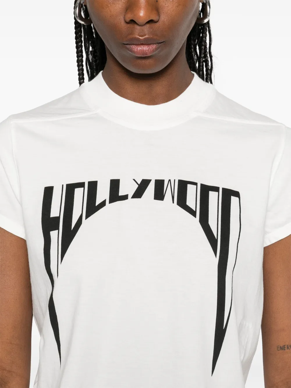 Rick Owens DRKSHDW Small Level T-shirt Wit