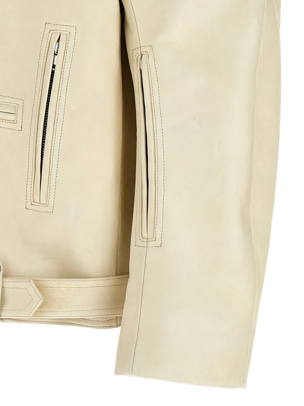 Rick Owens Stooges jack met capuchon Beige