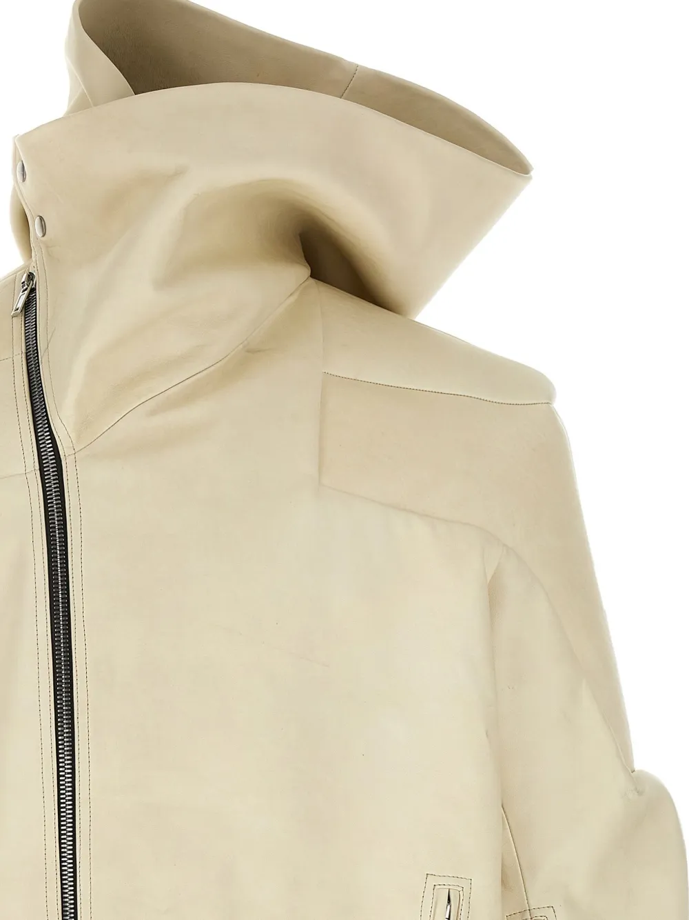 Rick Owens Stooges jack met capuchon Beige