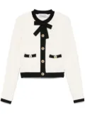 Self-Portrait sequin-embellished cardigan - Neutrals