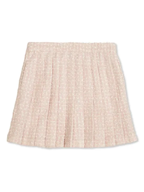 Self-Portrait Kids tweed mini skirt