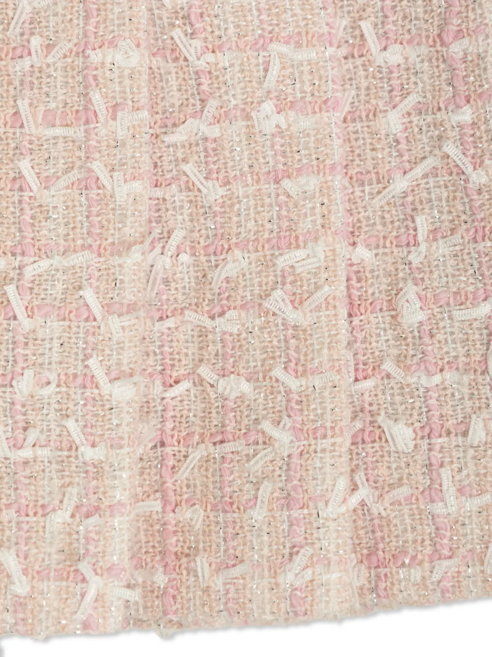 Self-Portrait Kids Tweed mini-rok Roze