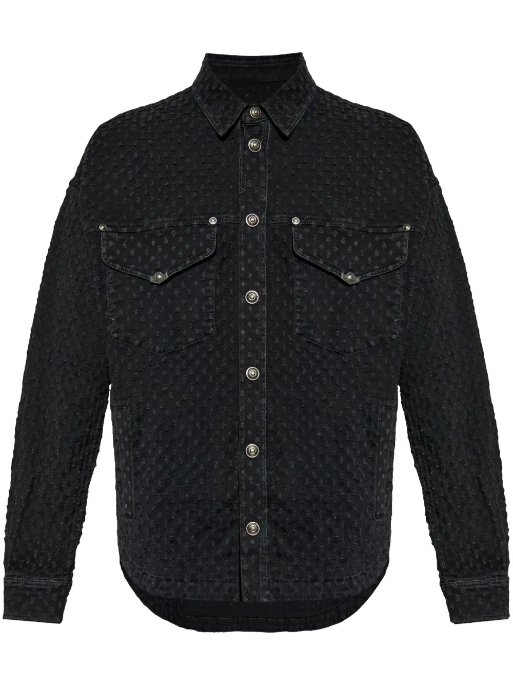 Versace Jeans Couture Denim shirtjack Zwart